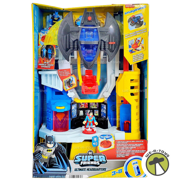 Imaginext DC Super Friends Ultimate Headquarters Playset 2023 Fisher-Price HNW08