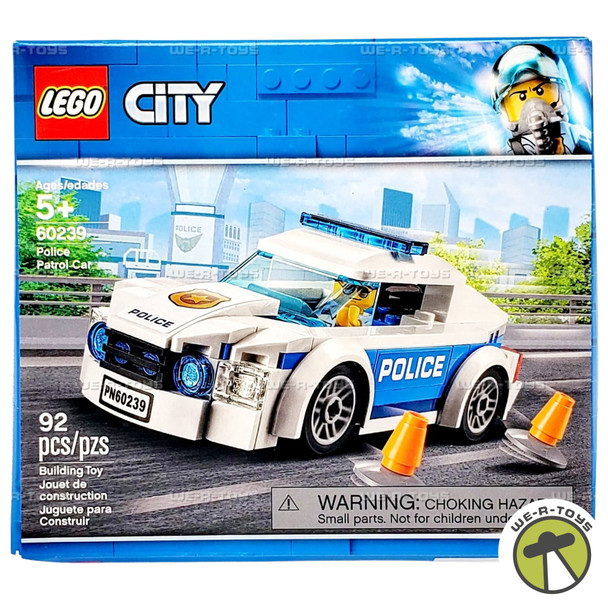 LEGO City Police Patrol Car 92 Piece Building Kit 60239