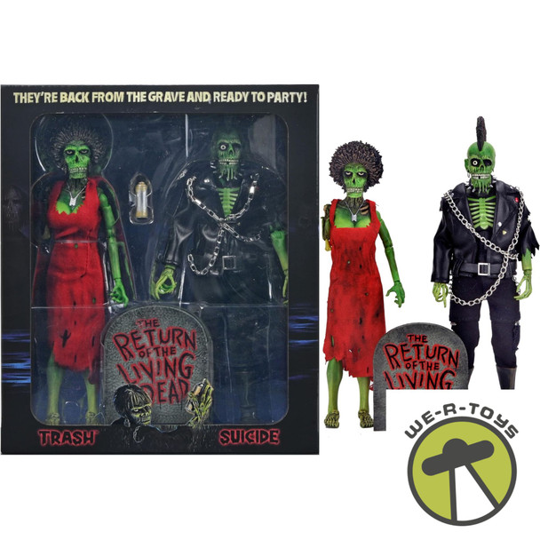 The Return of The Living Dead Zombie Trash & Suicide Action Figure Two-Pack NECA