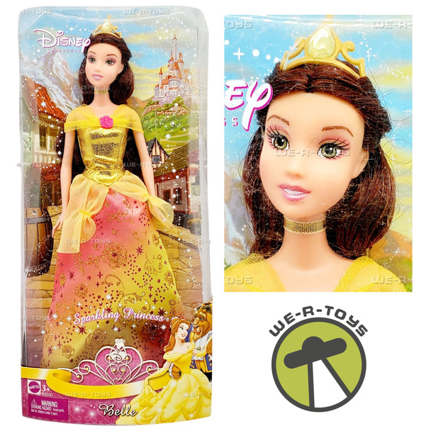 Disney Sparkling Princess Belle 2008 Mattel N5050