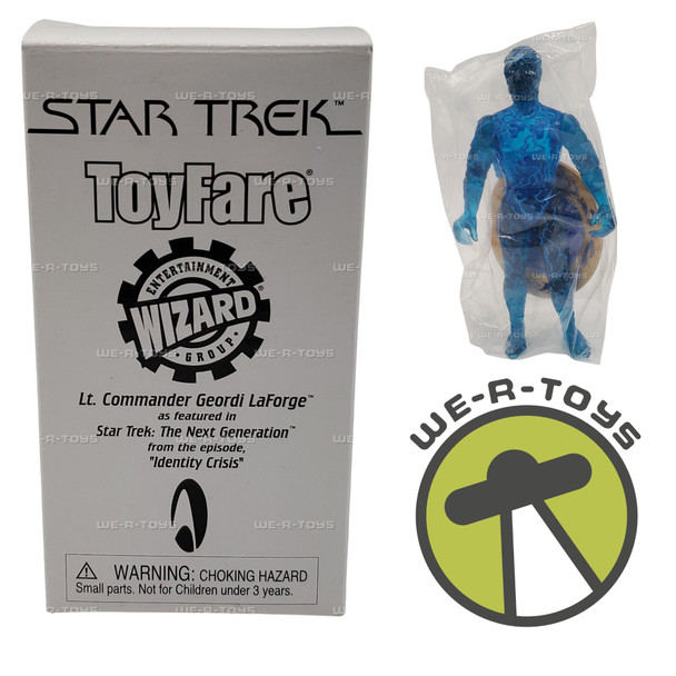 Star Trek Lt Commander Geordi Laforge Figure 1998 ToyFare F963 New