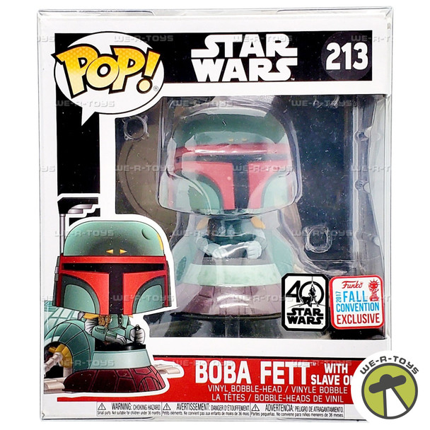 Funko POP Star Wars Boba Fett with Slave One 213 Vinyl Bobble Head Figure