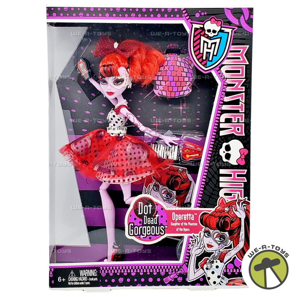 Monster High Dot Dead Gorgeous Operetta Doll 2011 Mattel BCH92