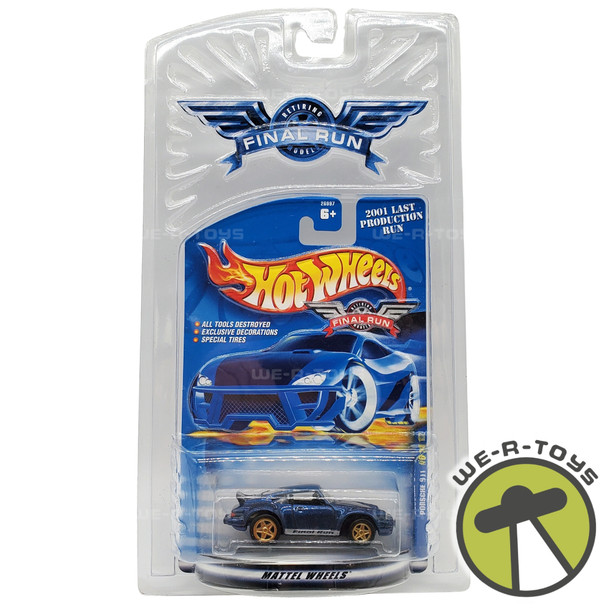 Hot Wheels 2001 Final Run 6/12 Porsche 911 Retiring Model No. 26997 NEW