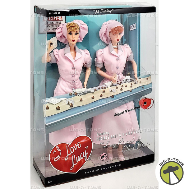 Barbie I Love Lucy Episode 39 Job Switching Lucy and Ethel Doll Set 2008 Mattel