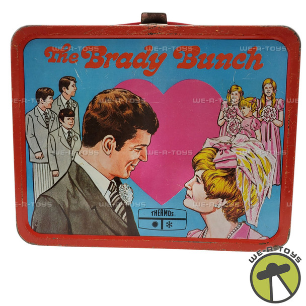 Brady Bunch Lunchbox Thermos Set King-Seeley 1970 Paramount