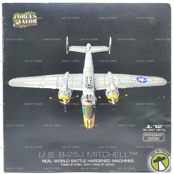 Forces of Valor U.S. B-25J Mitchell 1:72 Scale Vehicle 2013 Unimax #85103