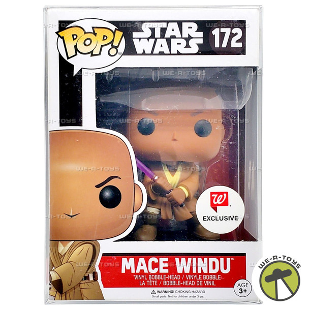 Funko POP Star Wars Mace Windu 172 Vinyl Bobble Head Figure