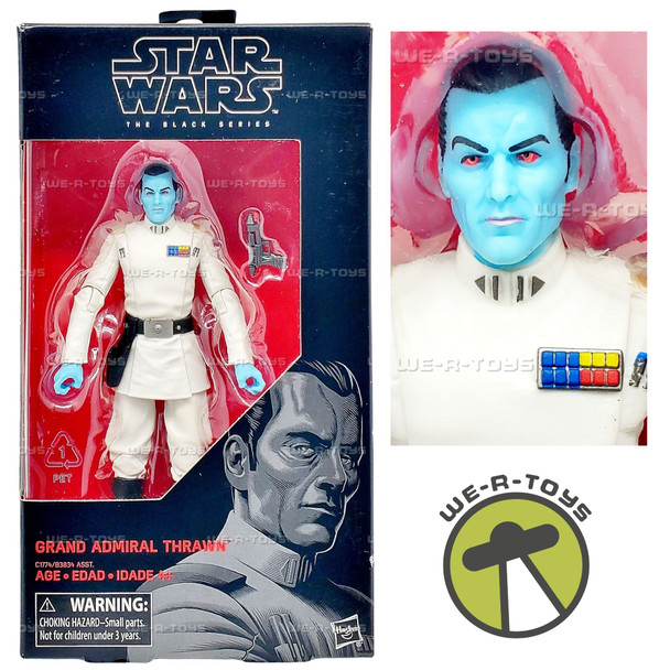 Star Wars The Black Series Grand Admiral Thrawn Action Figure 2016 Hasbro C1774