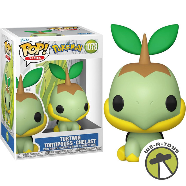 Funko Pop Games 1078 Pokémon Turtwig Vinyl Figure 2025