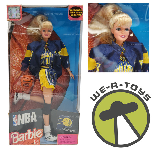 Barbie NBA Basketball Pacers Barbie Doll 1998 NEW 20712