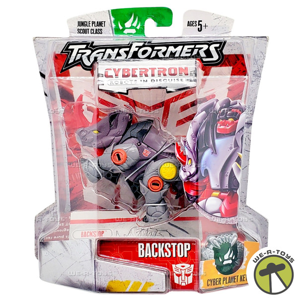 Transformers Cybertron Jungle Planet Scout Backstop Figure2005 Hasbro 09894