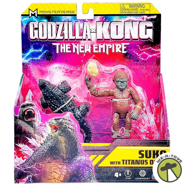 Godzilla vs Kong The New Empire Suko with Titanus Doug Figure set 2024 Playmates