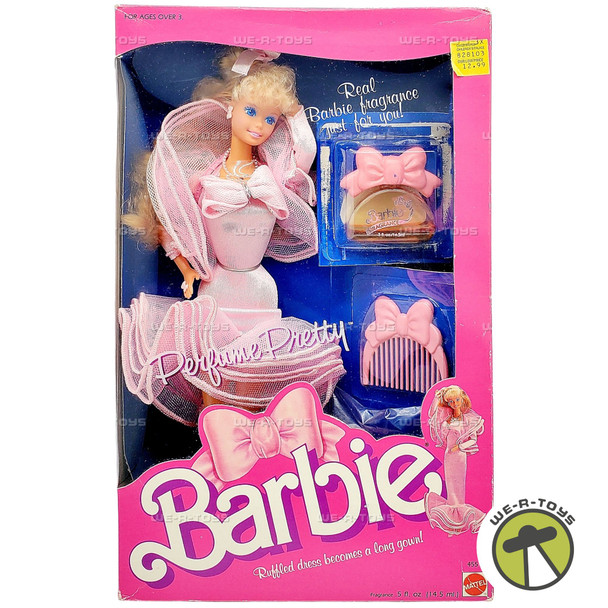 Perfume Pretty Barbie Doll with Real Fragrance 1987 Mattel 4551