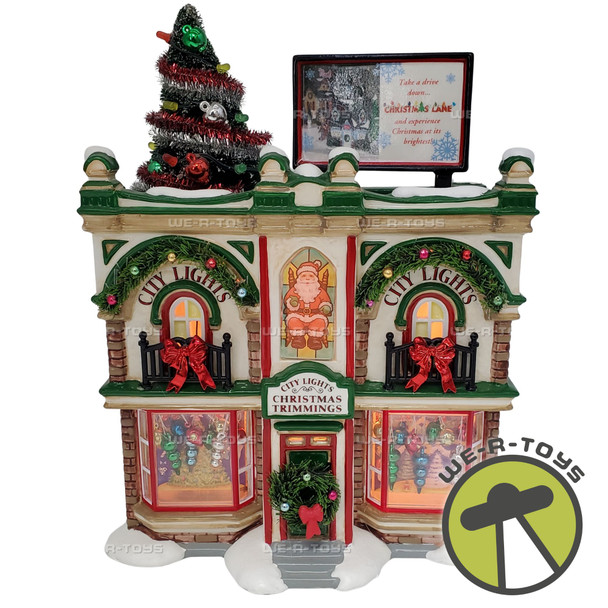 Department 56 Snow Village City Lights Christmas Trimmings 2004 Item No. 55348
