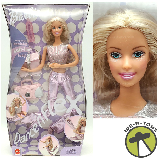Barbie Dance 'n Flex Doll 2002 Mattel 57405 NEW