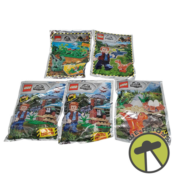 LEGO Jurassic World Buildable Sets Lot of Five 2018 NEW