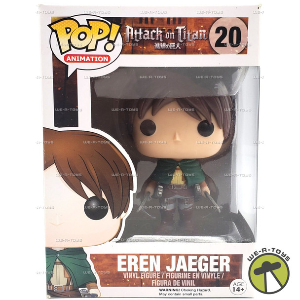 Funko Pop! Animation Attack On Titan Eren Jaeger Scout Uniform Vinyl Figure #20