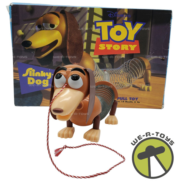 Disney Toy Story Slinky Dog Pull Toy James Industries #225000 USED