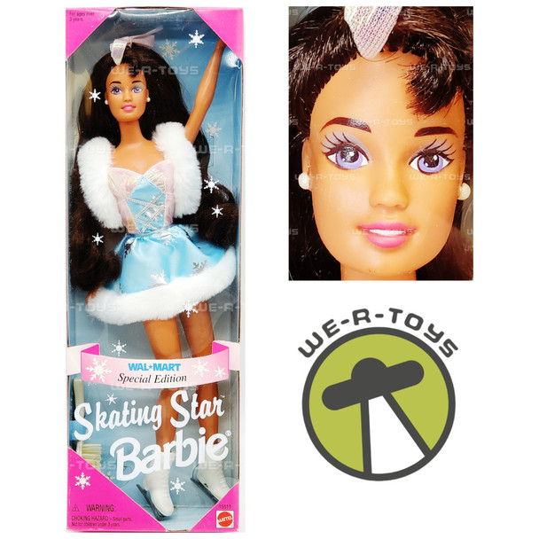 Skating Star Barbie Doll Brunette Special Edition Walmart Exclusive 1995 Mattel