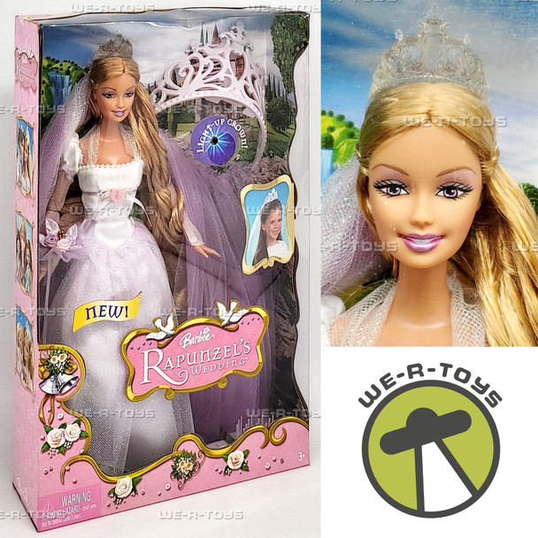 Barbie Rapunzel's Wedding Light Up Doll 2005 Mattel item No. J1014 NEW