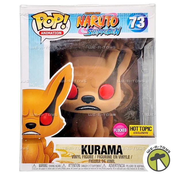 Funko POP Animation Naruto Shippuden Kurama 73 Flocked Vinyl Figure
