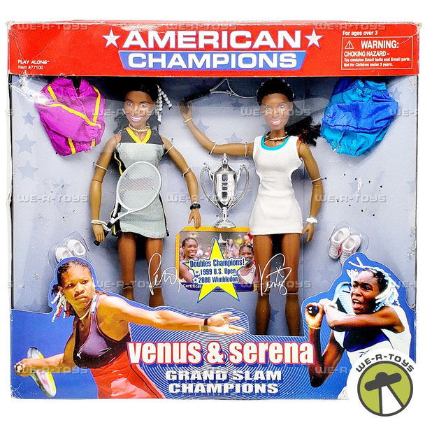 American Champions Venus and Serena Grand Slam Champions Doll Set Play Along