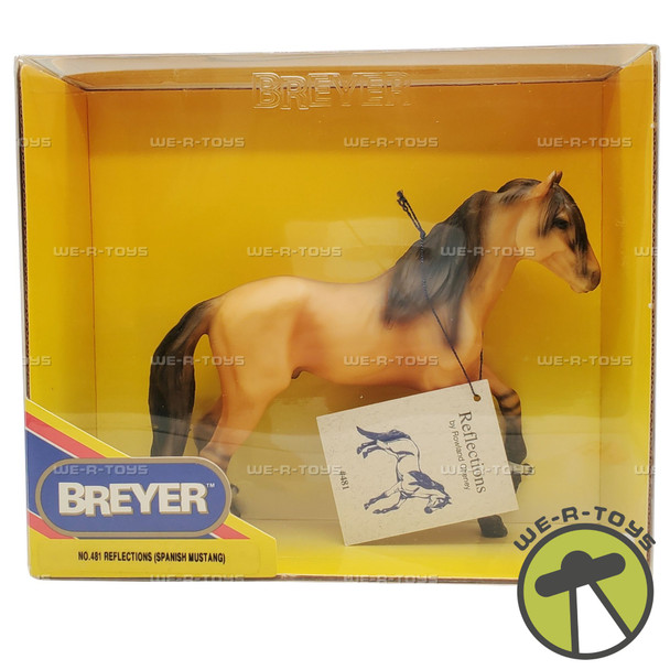 Breyer Reflections Spanish Mustang Horse Figure 1990 Reeves Item No. 481 NEW
