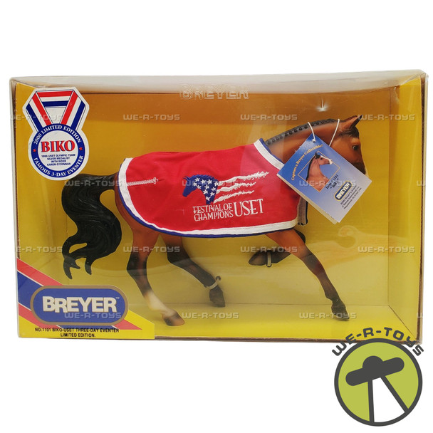 Breyer Biko Three Day Eventer Horse Figure 1990 Reeves Item No. 1101