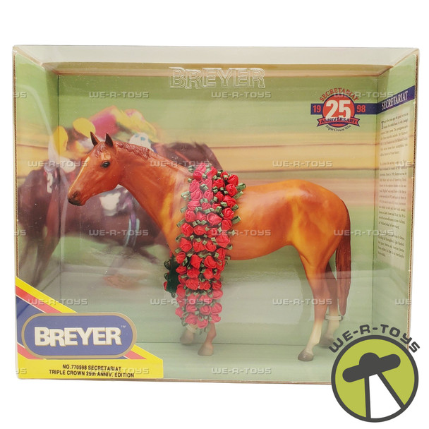 Breyer Secretariat Triple Crown 25th Anniv. Horse Figure 1990 Reeves 770598 NEW