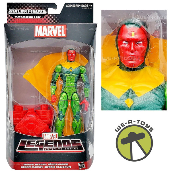 Marvel Legends Infinite Series Marvels Heroes Vision with Hulkbuster BAF