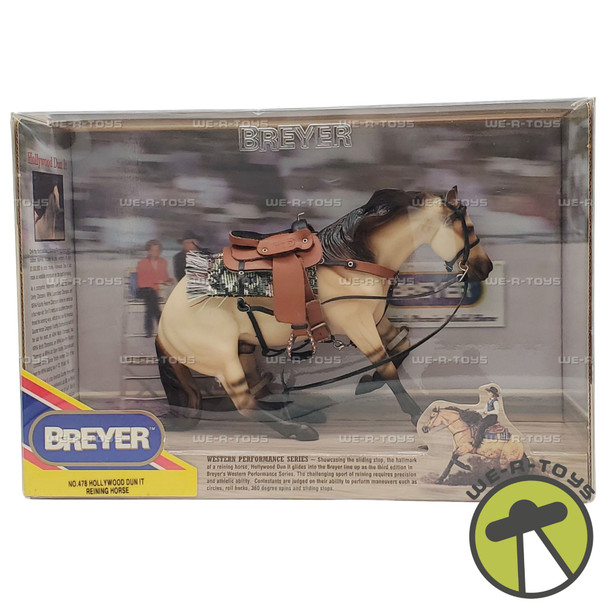 Breyer Hollywood Dun It Reining Horse Figure 1994 Reeves Item No. 478 NEW