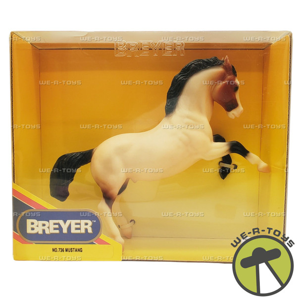 Breyer Mustang Horse Figure 1990 Reeves Item No. 736 NEW