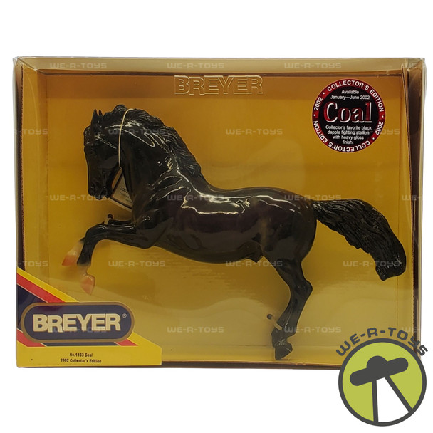 Breyer Coal 2002 Collectors Edition Horse Figure Reeves Item No. 1163 NEW