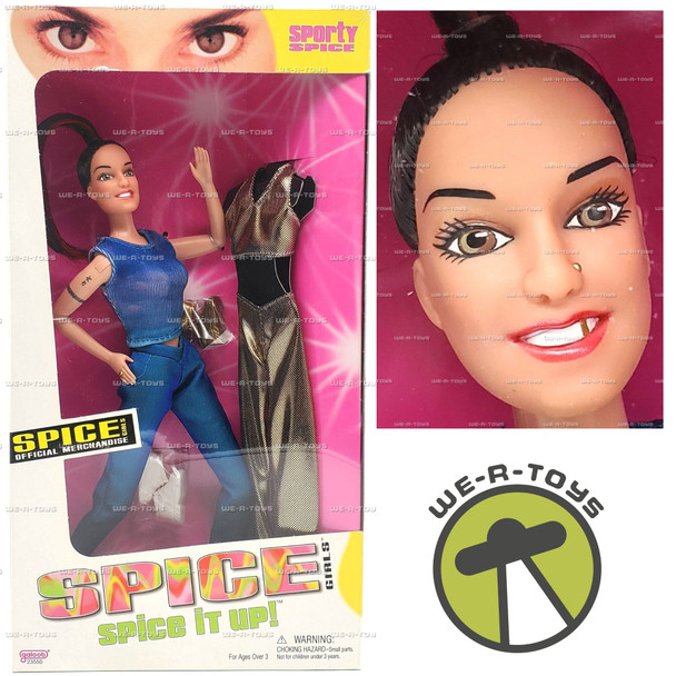 Spice Girls Spice It Up! Sporty Spice Doll in Blue Outfit 1999 Galoob #23554