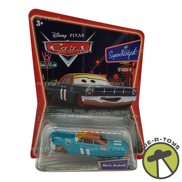 Disney Pixar Cars Supercharged Mario Andretti Mattel L4153 NEW