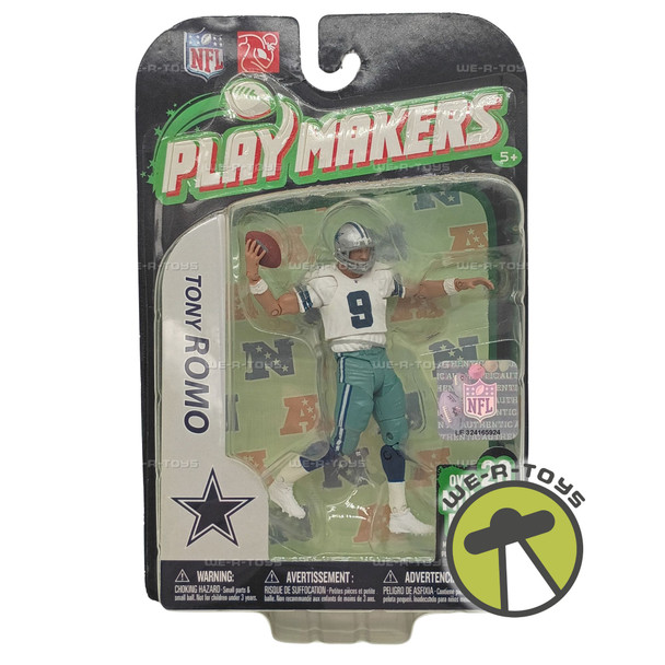 NFL PlayMakers Tony Romo #9 Dallas Cowboys Action Figure 2011 McFarlane Toys New