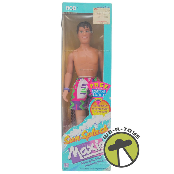 Maxie Sun Splash Rob Doll With Bracelet 1989 Hasbro 8214 New