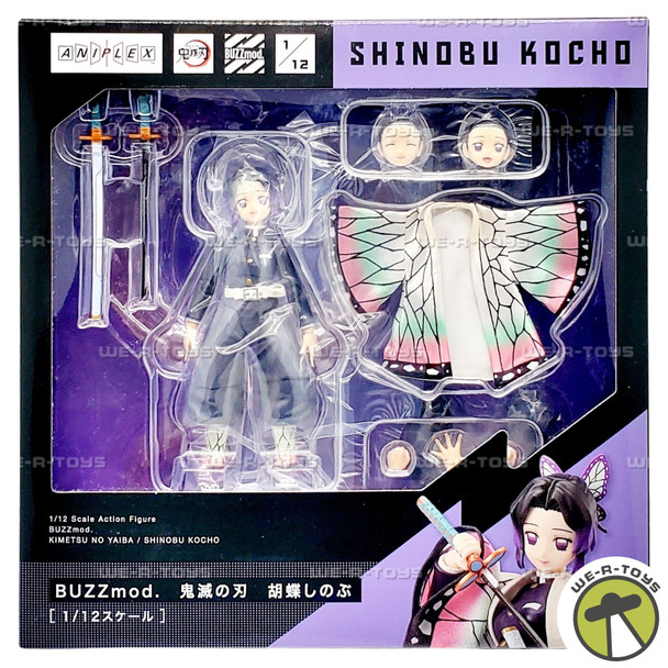 BUZZmod Demon Slayer Kimetsu no Yaiba Shinobu Kocho Action Figure Aniplex 71649