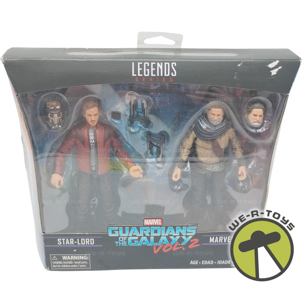 Marvel Guardians of The Galaxy Vol 2 Star Lord & Ego Action Figures 2017 Hasbro