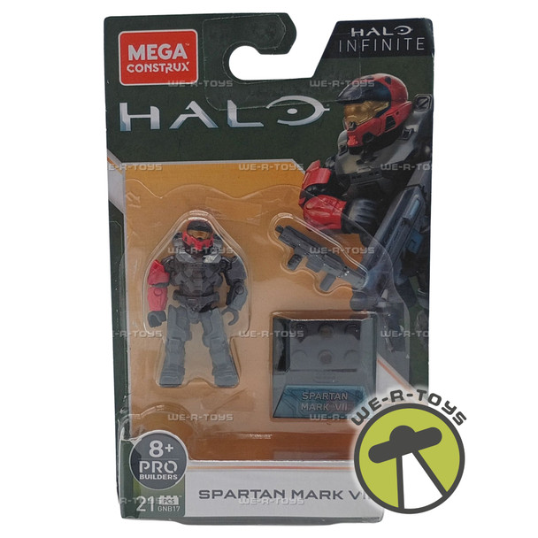 Halo Infinite Mega Construx Spartman Mark VII Action Figure 2020 Mattel New