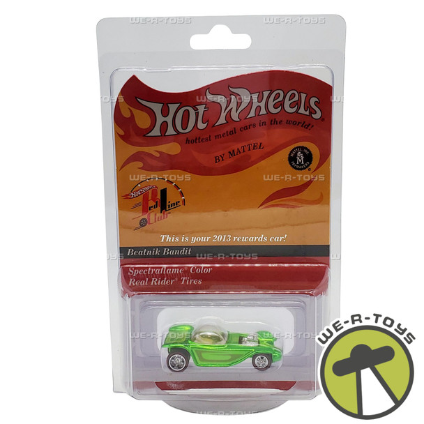Hot Wheels Beatnik Bandit Red Line Club 2013 Rewards Car Mattel NEW