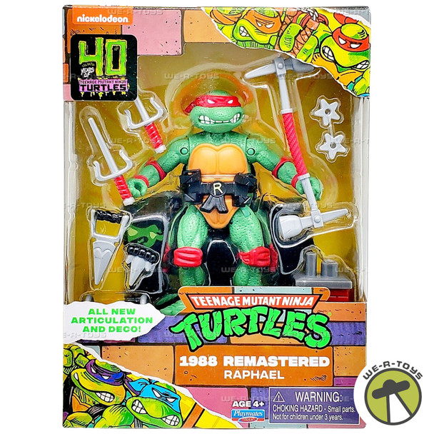 Teenage Mutant Ninja Turtles 1988 Remastered Raphael Action Figure Playmates