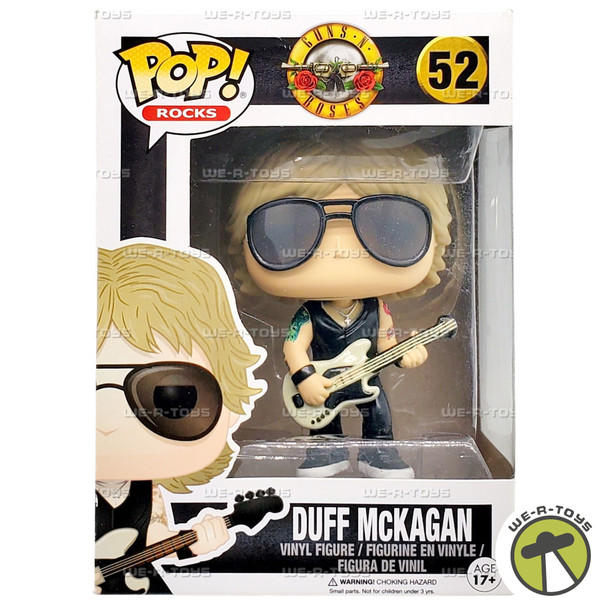 Funko POP Rocks Guns N Roses Duff McKagan 52 Vinyl Figure