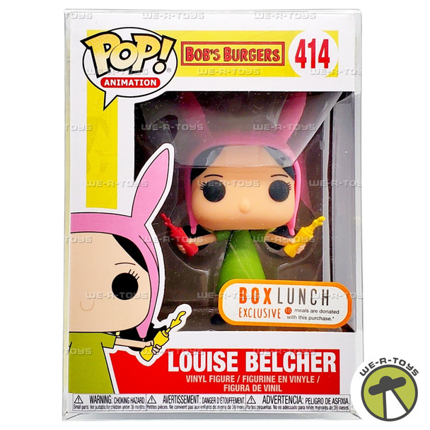 Funko POP Animation Bob’s Burgers Louise Belcher with Condiments 414 Figure