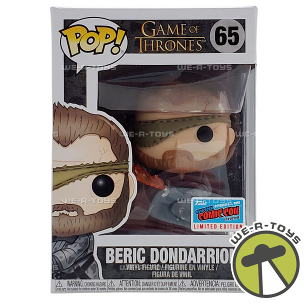 Funko Pop! Game Of Thrones Beric Dondarrion Vinyl Figure 65 NEW