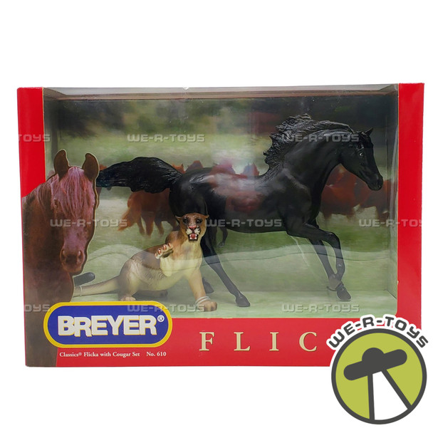 Breyer Classic Flicka with Cougar Figure Set Reeves Item No. 610 NEW