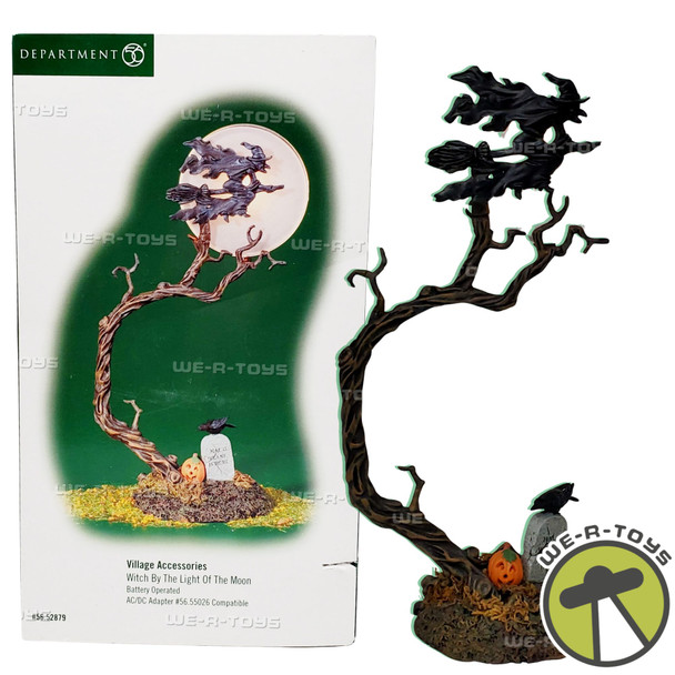 Department 56 Halloween Witch By The Light Of The Moon 5652879 NEW