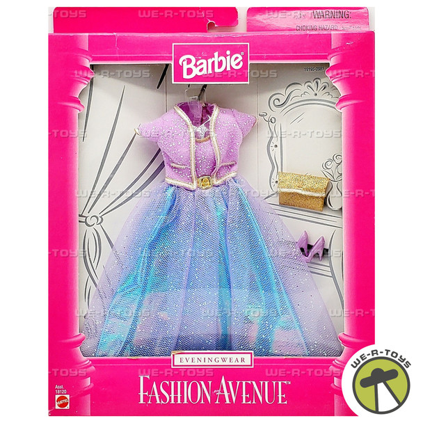 Barbie Fashion Avenue Evening Wear Fashions & Accessories 1998 Mattel 18120
