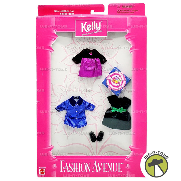 Barbie Fashion Avenue Kelly Doll Fancy Party Clothes 1998 Mattel 16696